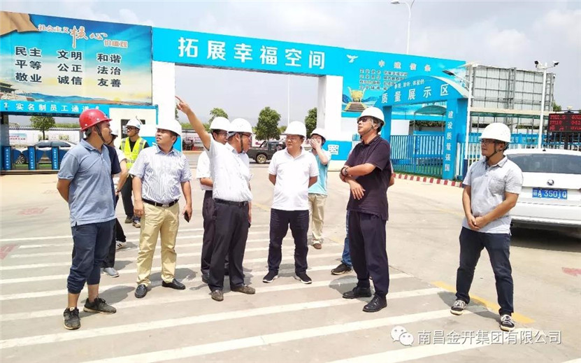 金开马博网页版_马博（中国）董事长胡顺明现场调研技术协同创新园项目