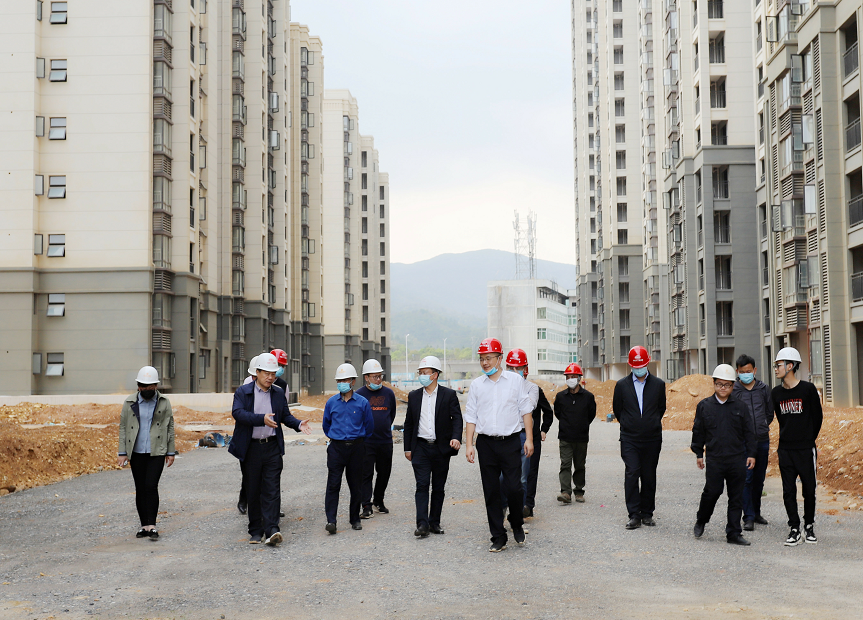 马博网页版_马博（中国）党委书记、董事长谢荣华深入马博网页版_马博（中国）在建项目调研指导