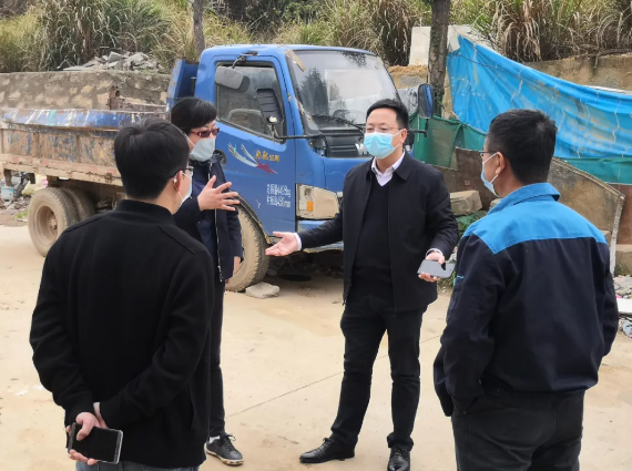 马博网页版_马博（中国）副总经理胡许亮深入豫章、昌麦采石场现场调研