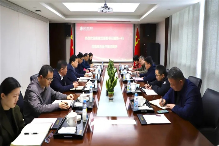 新建区委副书记盛炜一行莅临金开马博网页版_马博（中国）调研