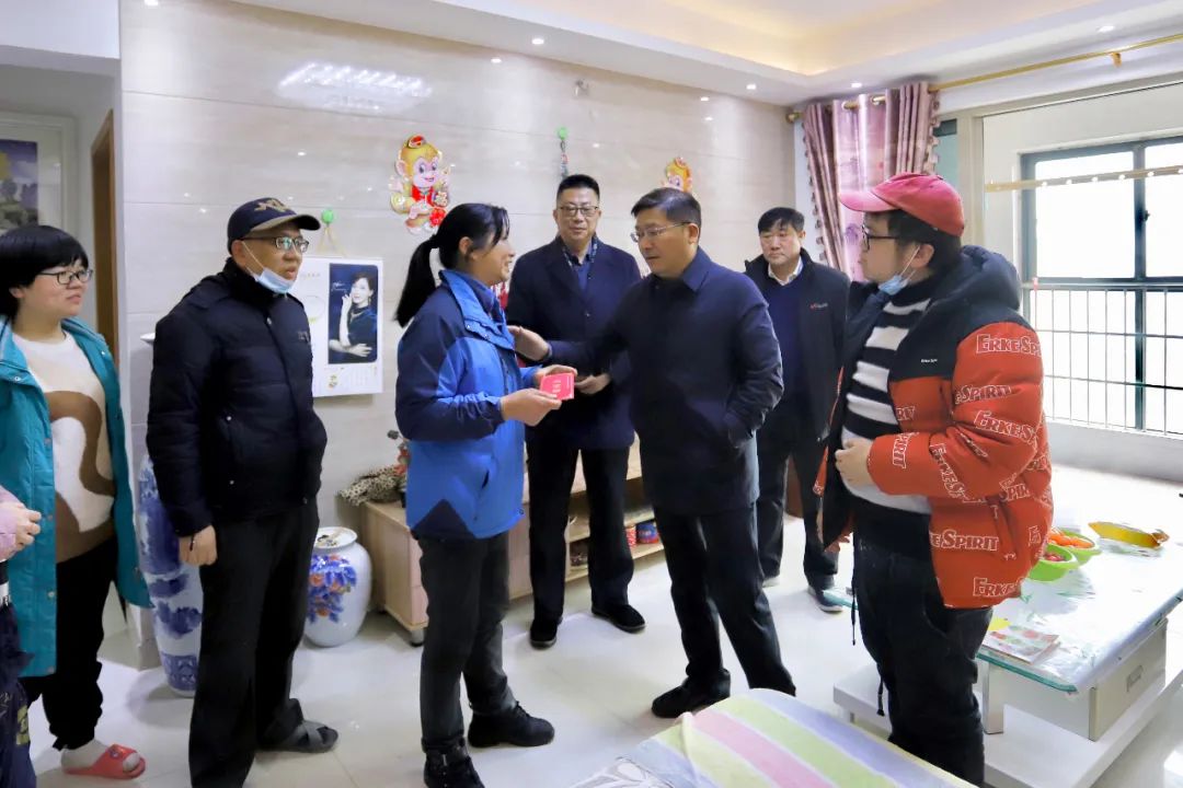 金开马博网页版_马博（中国）开展春节前走访慰问活动