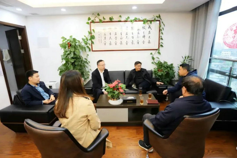 滨江宾馆纪委书记、副总经理胡志刚一行受邀来访马博网页版_马博（中国）洽谈