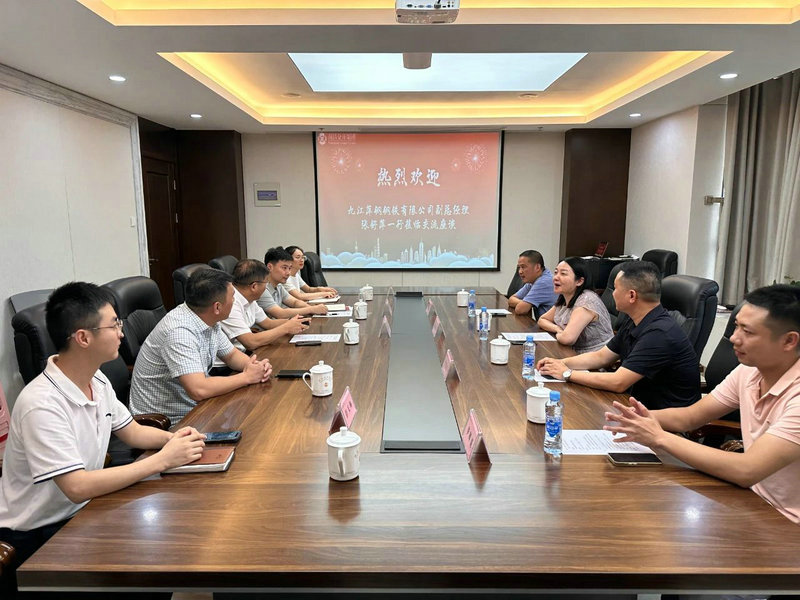 九江萍钢来访金开马博网页版_马博（中国）交流座谈
